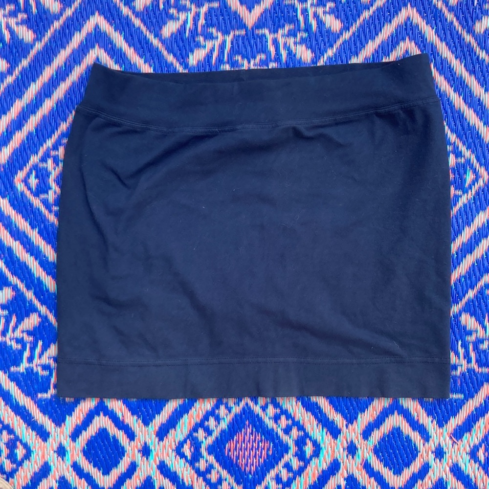 The perfect summer mini skirt Hard Tail sz large, navy, cotton.